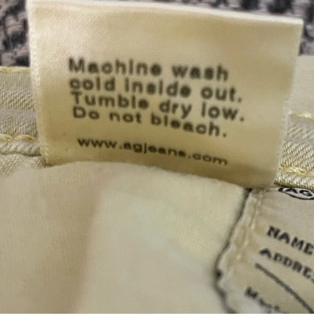 Adriano Goldschmidt AG The Stevie Ankle - Size 27R -Yellow Slim Straight Jeans
